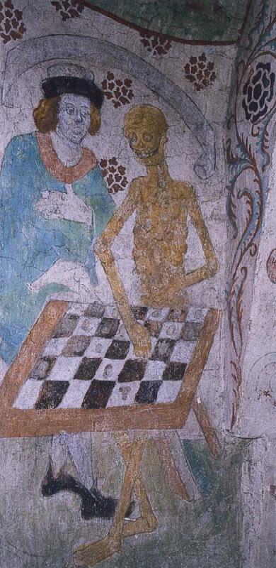 unknow artist A husband am acting chess with doden oil painting image